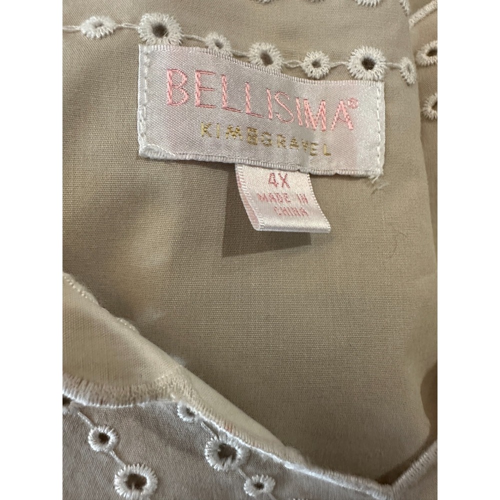 Bellisima Kim Gravel Daisy Days Of Summer Boutique Top Eyelet Plus Size 4X - Picture 13 of 16